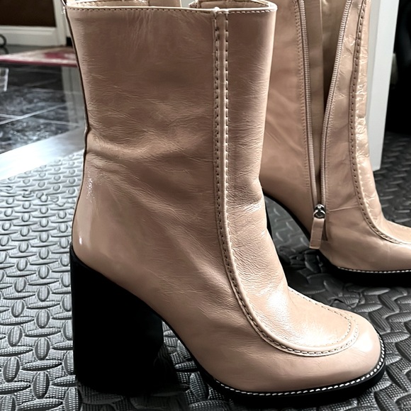 Topshop Shoes - Topshop flared heel boot